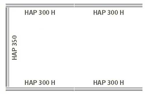 HAAS Panel-Zelt 60120