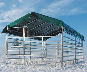 Dachkonstruktion klein, komplett