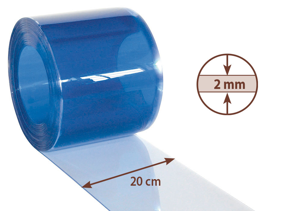 Flexible Windschutzstreifen 20 cm breit, 25 m