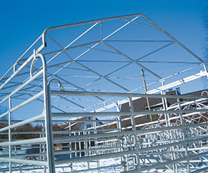 Dachkonstruktion klein, komplett