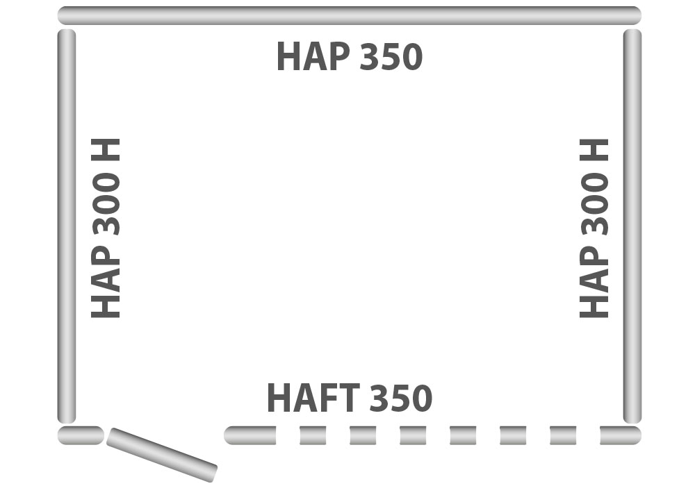 HAAS Panel-Zelt Shorty 2