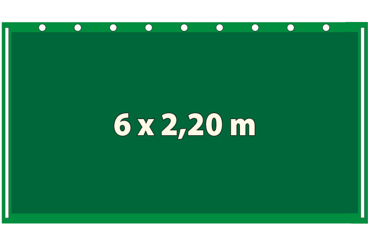LKW-Plane Frontseite, konfektioniert