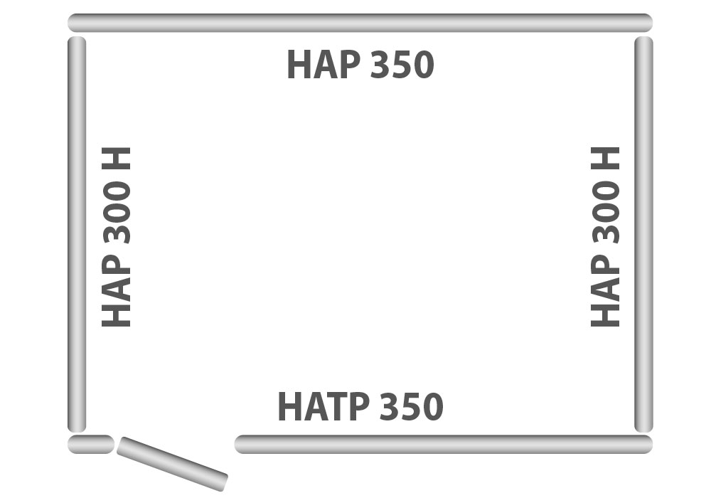 HAAS Panel-Zelt Shorty 1